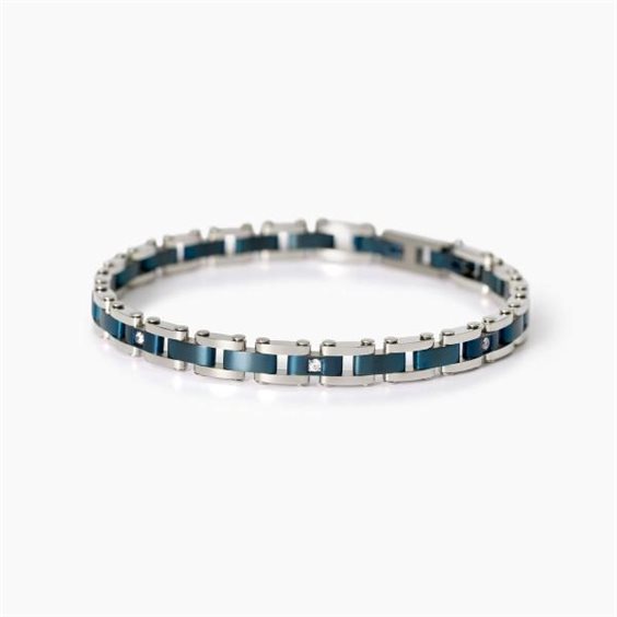 Bracciale 2Jewels Uomo Herby in Acciaio Cristallo 232640 - 232640